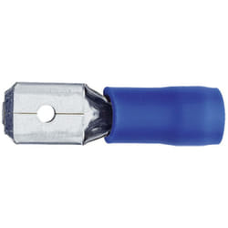 Klauke - Cosse à languette mâle 4.8 x 0.8 mm 8303B 180 ° partiellement isolé bleu 1 pc(s) D20570