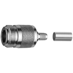Telegärtner N Straight Jack Crimp G1 (RG-58C/U) solder/crimp connecteur coaxial