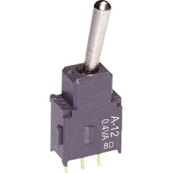 Nkk Switches - Interrupteur à levier 1 x On/On A12AP 28 v dc/ac 0.1 a à accrochage 1 pc(s)