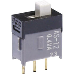 AS13AH AS13AH Interrupteur à glissière 28 v dc/ac 0.1 a 1 x On/Off/On 1 pc(s) D75981 - Nkk Switches