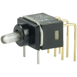 Nkk Switches - Interrupteur à levier 2 x On/On G22AP 28 v dc/ac 0.1 a à accrochage 1 pc(s) D72524