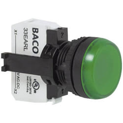 Baco - L20SE40L Voyant lumineux avec élément led jaune 24 v/dc, 24 v/ac 1 pc(s)