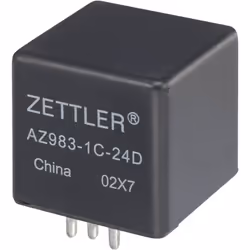 Informations techniques Tension d'isolation: (Bobine/Contact, Contact/Contact) 500 V rms Résistance d'isolation: (500 V/DC) 1 ...