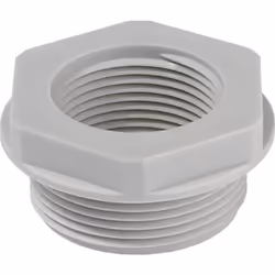 Informations techniques Couleur : gris clair Filetage extérieur : M40 Filetage intérieur : M32 Matériau : Polyamide Sans halo ...