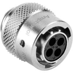 RT0610-4SNH Cosse cylindrique mâle femelle, droit Nombre total de pôles: 4 Série (connecteur rond): RT360™ 1 p - Amphenol