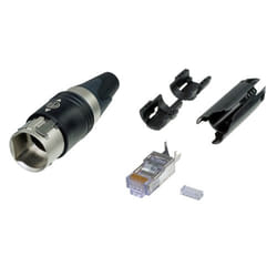 Neutrik NE8MC6-MO connecteur de fils RJ-45 Noir, Bronze