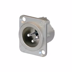 Neutrik NC3MD-LX, XLR, Aluminium, Argent/Nickel, IP40, 2,5 mm², 1500 V