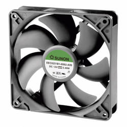 Sunon EEC0251B1-000U-A99 Ventilateur axial 12 V/DC 183.83 m³/h (L x l x H) 120 x 120 x 25 mm