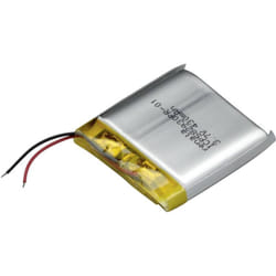 ICP582930PR-01 Pile rechargeable spéciale prismatique avec câble LiPo 3.7 v 450 mAh - Renata