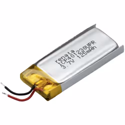 Informations techniques Capacité (mAh, Ah) : 130 mAh Circuit de protection intégré : non Courant de charge max. : 130 mA Cour ...
