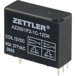 Zettler Electronics - AZ2501P2-1C-12DK Relais pour circuits imprimés 12 v/dc 50 a 1 inverseur (rt) 1 pc(s)