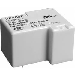 Hongfa - HF105F-1/012DT-1ZST (136) Relais pour circuits imprimés 12 v/dc 20 a 1 inverseur (rt) 1 pc(s) S74342