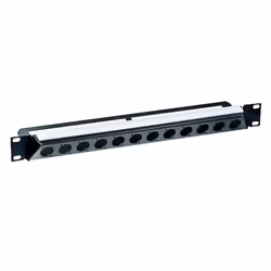 Neutrik NZP1RU-12, Kit de panneaux, Noir, Blanc, 1 pièce(s)