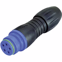 Informations techniques AWG : 20 Angle de raccordement : 180 ° Code couleur : bleu Connexion (composants) : à souder Courant  ...