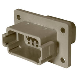 Te Connectivity - DT04-12PA-L012 Cosse cylindrique mâle embase femelle Nombre total de pôles: 12 Série (connecteur rond):