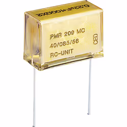 enquête Kemet PMR209MC6220M100R30+ Taille : (L x l x H) 24 x 11.3 x 16.5 mm Capacité : N/A Tension : 250 V/AC/630 V/DC fabric ...