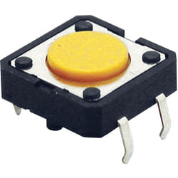 Omron - B3F4000 B3F4000 Bouton-poussoir 24 v/dc 0.05 a 1 x Off/(On) à rappel (l x l x h) 12 x 12 x 4.3 mm 1 pc(s) W26836