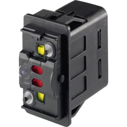 Marquardt - 3250.0115 Interrupteur à bascule pour l'automobile 3250.0115 12 v/dc 10 a 1 x On/On à accrochage IP66/IP67 1