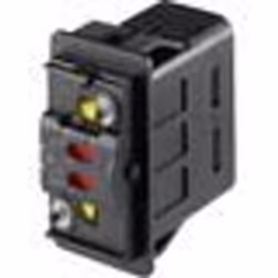 Marquardt 3250.0298 Interrupteur à bascule pour lautomobile 3250.0298 12 V/DC 10 A 2 x Off/On à accrochage IP66/IP67 1