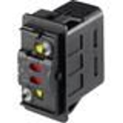 Marquardt 3250.0298 Interrupteur à bascule pour lautomobile 3250.0298 12 V/DC 10 A 2 x Off/On à accrochage IP66/IP67 1