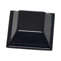 Pied d'appareil Toolcraft PD2205SW autocollant, carré noir (l x l x h) 20.6 x 20.6 x 7.6 mm 1 pc(s) W35081