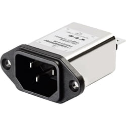 Filtre d'alimentation Schaffner FN 9222-3-06 avec connecteur femelle pour appareil 250 V/AC 3 A 2.5 mH (l x H) 48 mm x 22.5 mm 1 pc(s) Y06455
