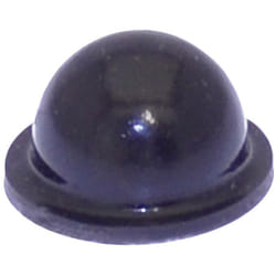 Pied d'appareil Toolcraft PD2055SW autocollant, rond noir (ø x h) 9.6 mm x 5.4 mm 1 pc(s) W79169