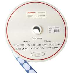 Fastech - T01035000003C1 Pastille ronde auto-agrippante hotmelt à coller partie crochets (ø) 35 mm blanc 1 pc(s) W73075