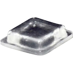 Toolcraft - Pied d'appareil PD2100C autocollant, carré transparent (l x l x h) 10 x 10 x 2.5 mm 1 pc(s) W79350