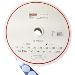 Fastech - T02035000003C1 Pastille ronde auto-agrippante hotmelt à coller partie velours (ø) 35 mm blanc 1 pc(s) W73073