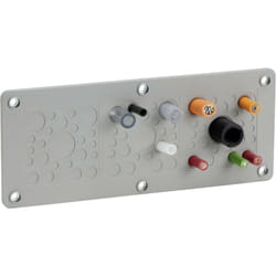 Passe-câbles Icotek KEL-DPZ-KL 72 43675.001 Ø max. des bornes 22 mm Tôle d'acier, Elastomère 1 pc(s) W96613