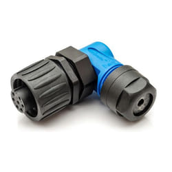 Amphenol C016 10F006 000 12 connecteur électrique standard 14 A 7p Angle à 90°