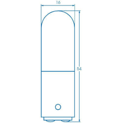 00122610 Petite ampoule tubulaire 220 v, 260 v 6 w, 10 w BA15d clair 1 pc(s) S10929 - Barthelme