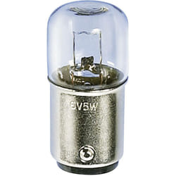 Barthelme - 00142607 Petite ampoule tubulaire 220 v, 260 v 5 w, 7 w BA15d clair 1 pc(s) S10509