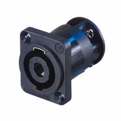 Neutrik NL4MP-ST, speakON, Noir, Polyamide, 250 V, 40 A, -30 - 80 °C