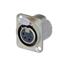 Neutrik NC4FD-LX connecteur de fils XLR Argent