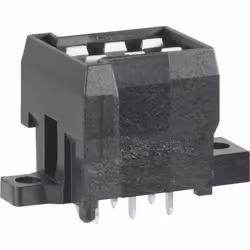 Informations techniques Connexion (composants) : pour circuits imprimés Couleur : noir Courant nominal : 30 A Dimensions prod ...