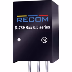 enquête RECOM R-78HB6.5-0.5 Contenu: 1 pc(s) description Non isolés, blindés. Pins compatibles aux régulateurs série 78xx. Pa ...