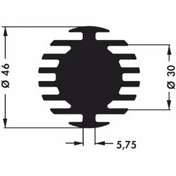 fabricant et numéro du fabricant Fischer Elektronik10021845 données techniques Diamètre: 46 mm Hauteur: 10 mm Résistance ther ...