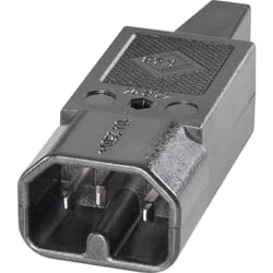 Connectique pour appareils chauffants série (connecteur réseau) 42R k & b 42R042311 mâle, droit Nombre total de pôles: