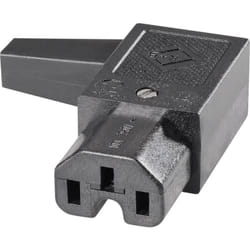 Connectique pour appareils chauffants série (connecteur réseau) 43R k & b 43R012211 femelle, coudé Nombre total de pôle