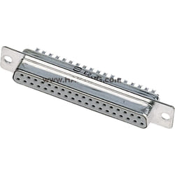 Harting - Embase sub-d femelle 25 pôles 09672254704 180 ° fût à souder 1 pc(s) D03699