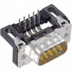 Harting - Embase sub-d mâle 15 pôles 09652626813 90 ° à souder 1 pc(s)