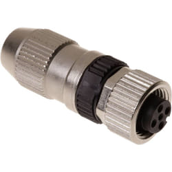 Harting - Prise femelle harax® M12-L 21031112405 femelle, droit Pôle: 4 1 pc(s)