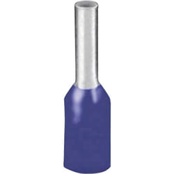 Embout simple dextrémité de câble Phoenix Contact AI 25 -10 BU 3202533 2.5 mm² x 10 mm partiellement isolé bleu 100 p
