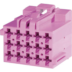 TE Connectivity Boîtier femelle pour câble série J-P-T Nbr total de pôles 21 Pas: 5 mm 1-967625-5 1 pc(s) V731831