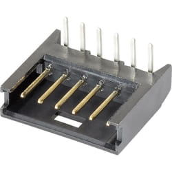 Te Connectivity - Barrette mâle (standard) série ampmodu mod ii Nbr total de pôles 6 Pas: 2.54 mm 280379-2 1 pc(s) V408191