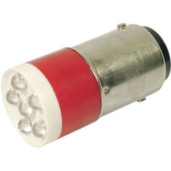 CML - 18640350C Voyant de signalisation led rouge BA15d 24 v/dc, 24 v/ac 1260 mcd
