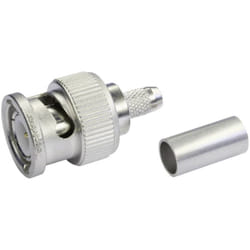 100023503 100023503 Connecteur bnc mâle, droit 50 ω 1 pc(s) - Telegärtner