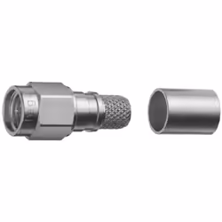 Telegärtner R-SMA Straight Plug G30 (1.5/3.8); H 155 solder/crimp